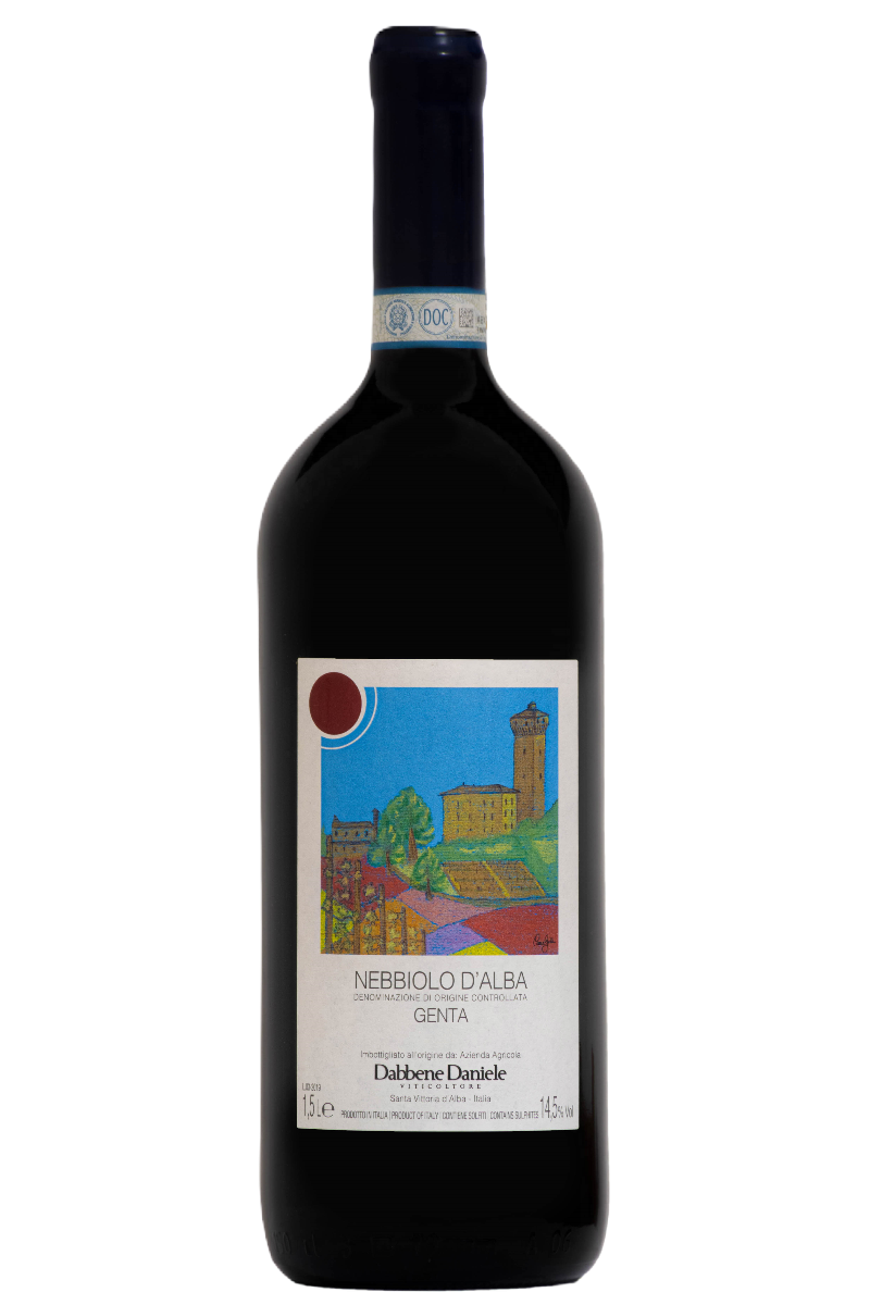 Nebbiolo d'Alba Genta Magnum – un vino rosso elegante e strutturato, perfetto per l'invecchiamento.